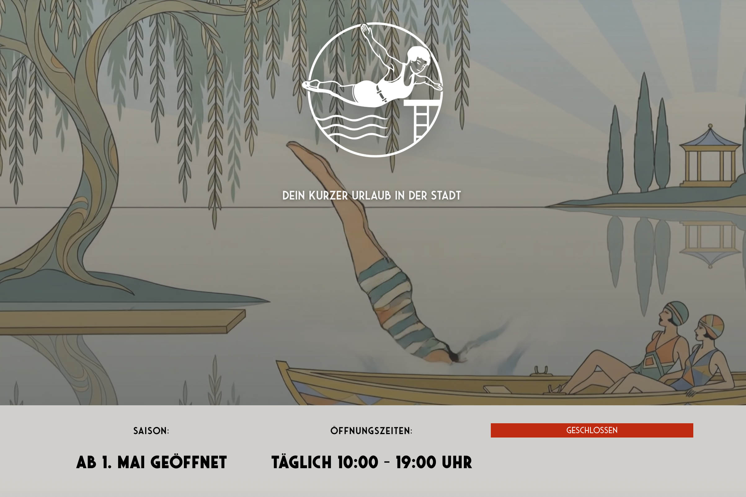 Das Halensee — Admin Login with Glassmorphism Design