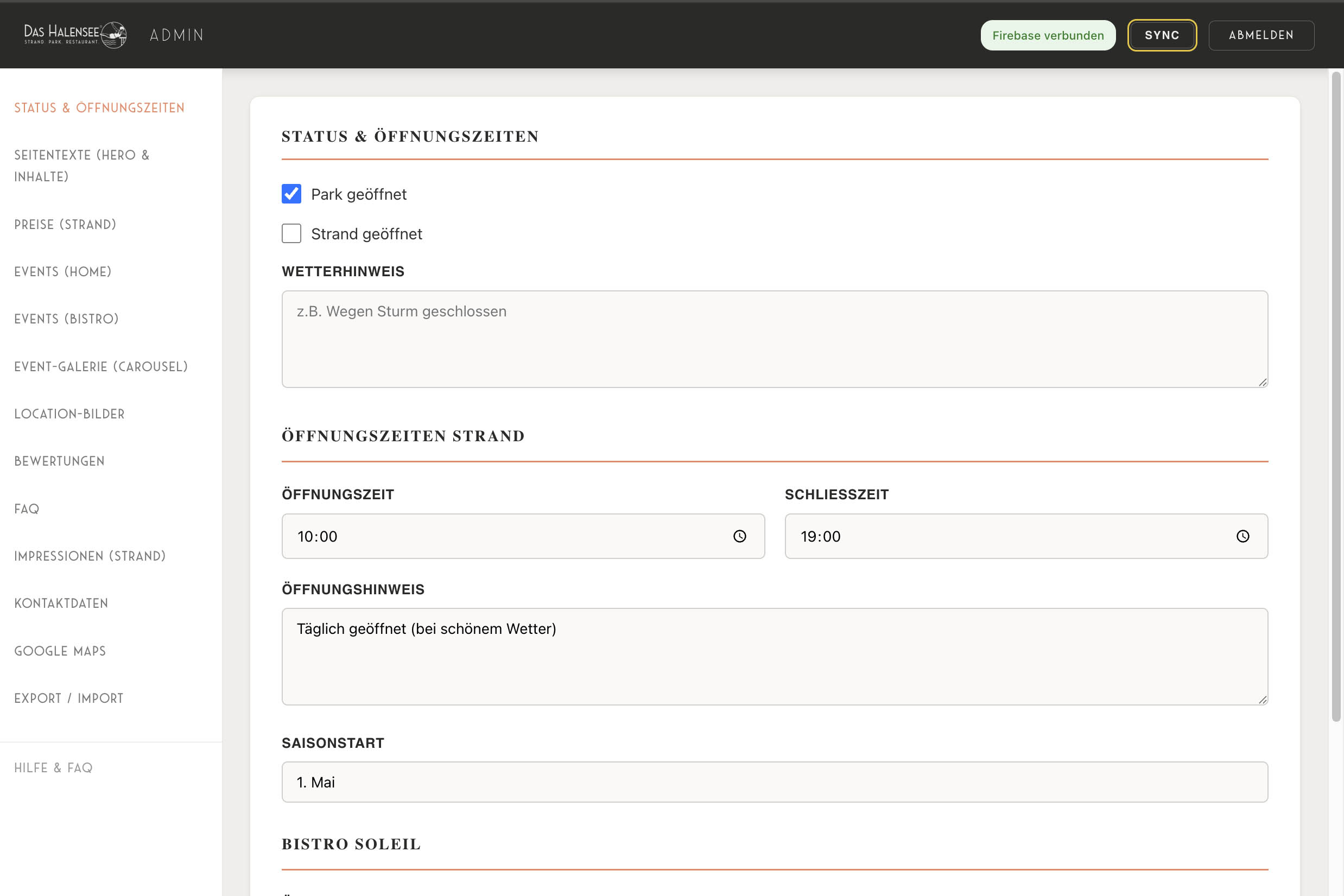 Das Halensee — Event Locations with Photo Cards